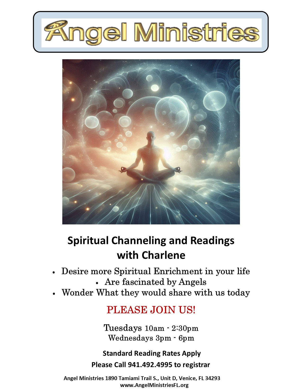 Spiritual Channeling and Readings with Charlene