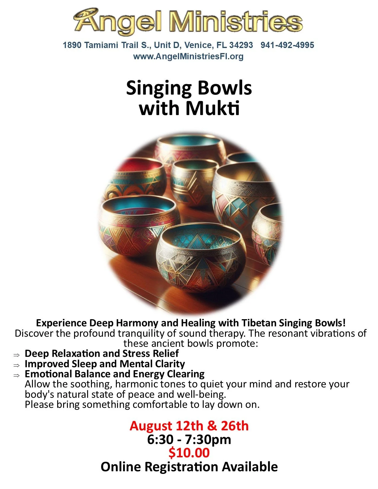 Singing Bowls with Mukti