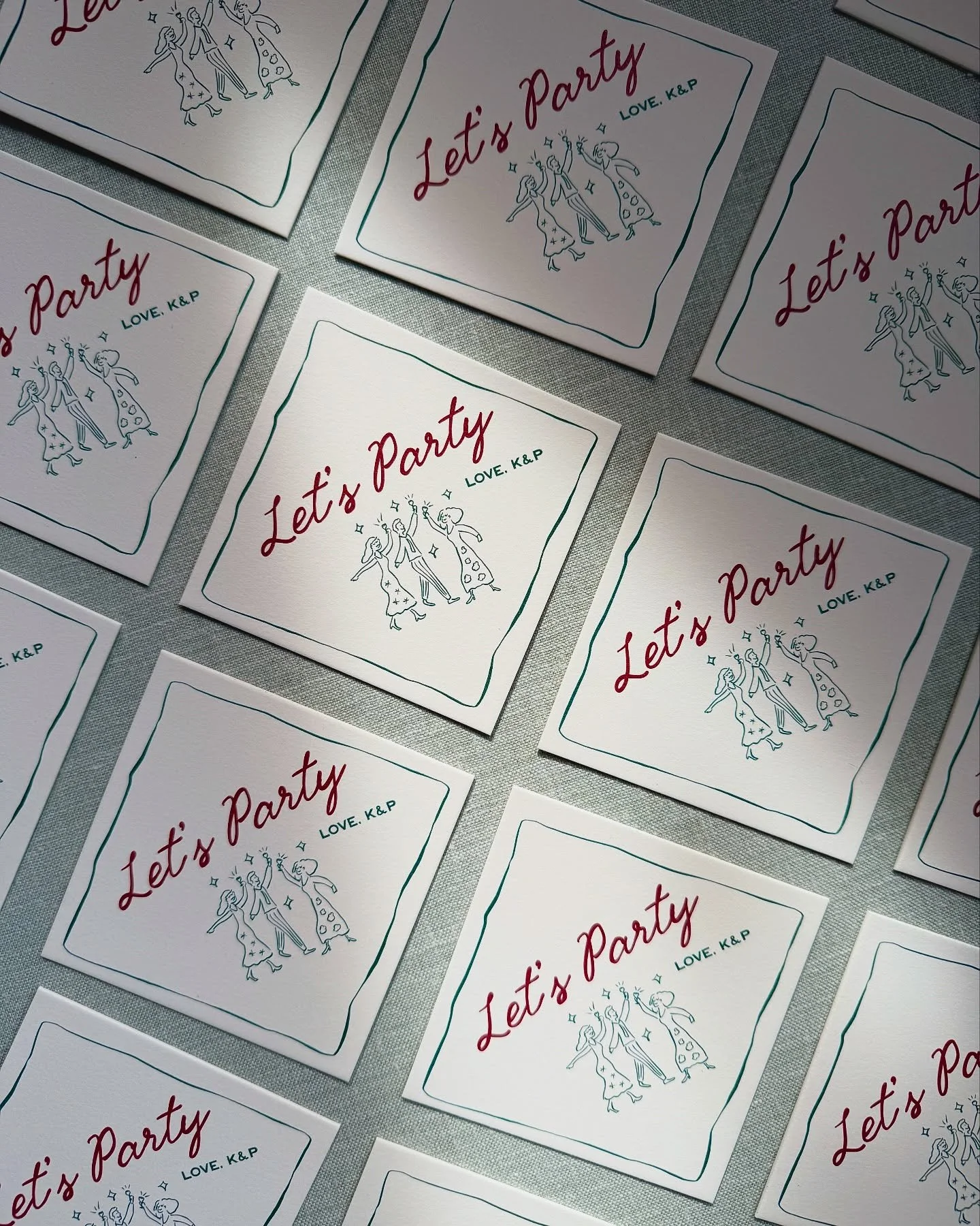 Let&rsquo;s Party! 🥂🍾
Double thick coasters for @shealynangus and K&amp;P&rsquo;s after party!
⠀
#stationery #paperandposte #torontowedding #dayofstationery #coasters #afterparty #shealynangus