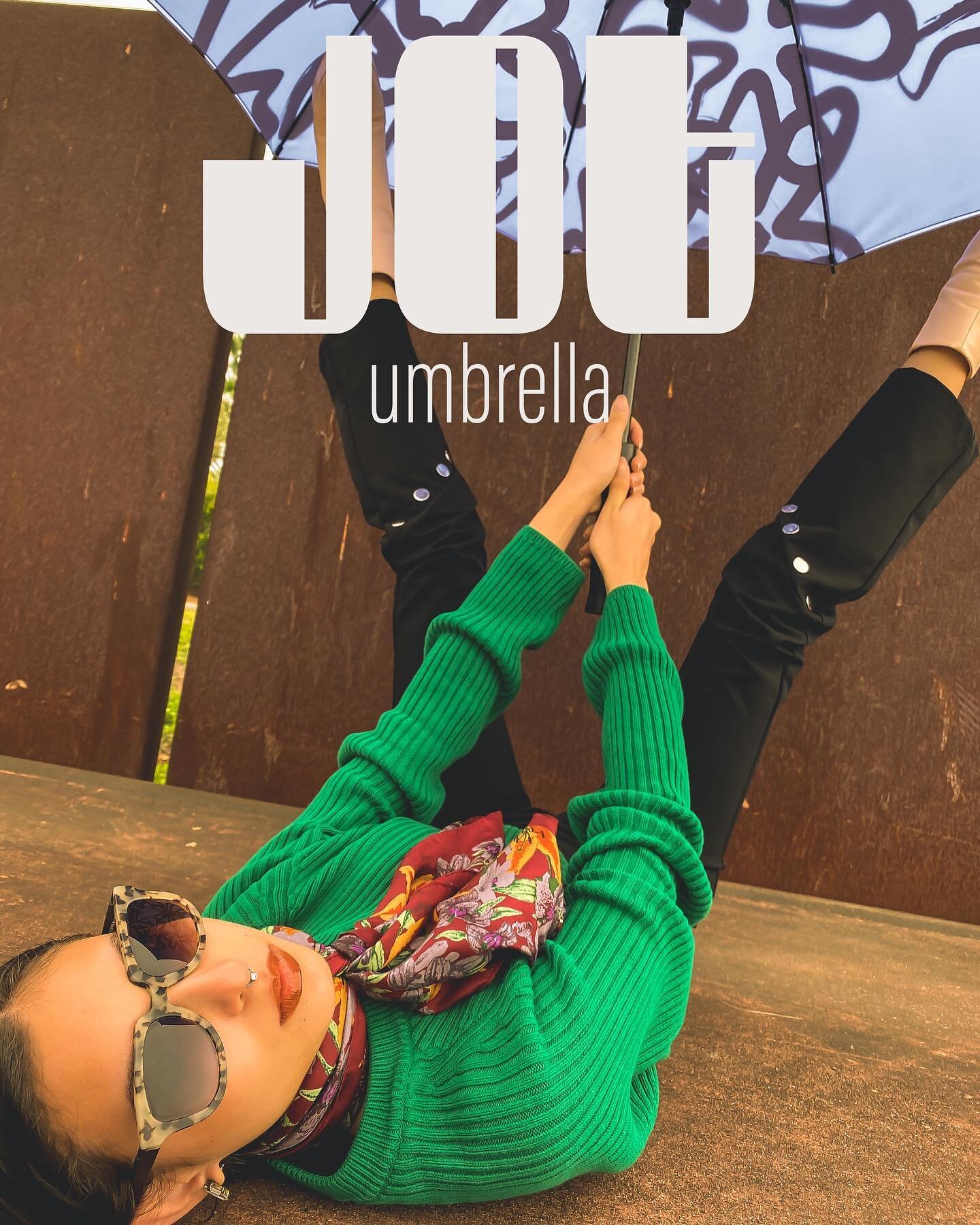 We just knew the umbrellas were caught in the Suez Canal...but they aren&rsquo;t. Shybe Jot umbrellas go live next week.  #bridgingartandhome