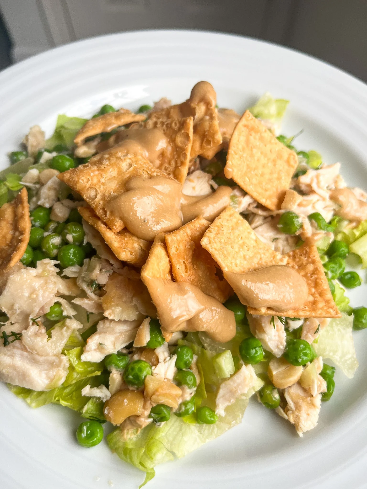Wonton Chip Chicken Salad