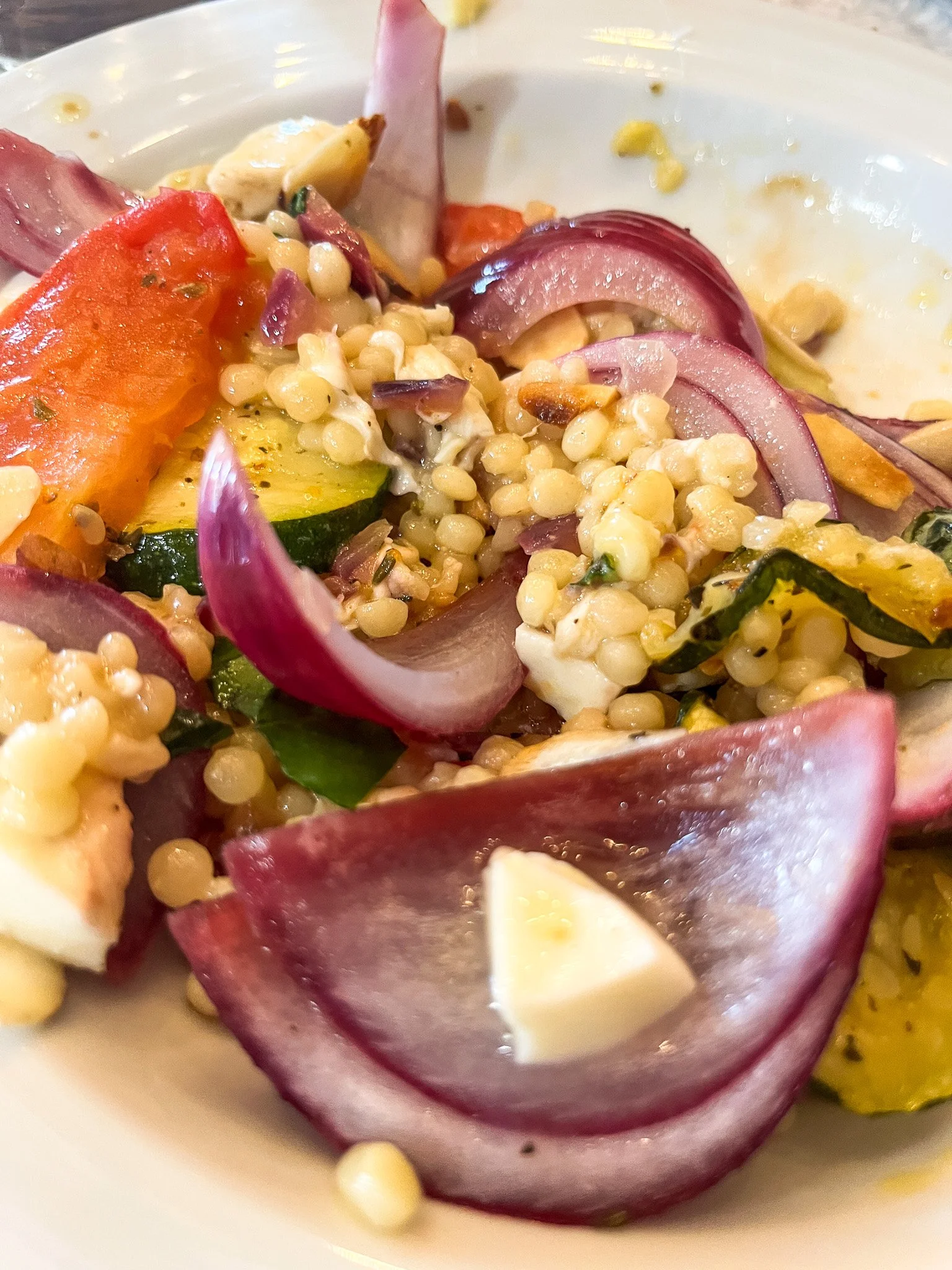 Roasted Veggie Caprese Bowls