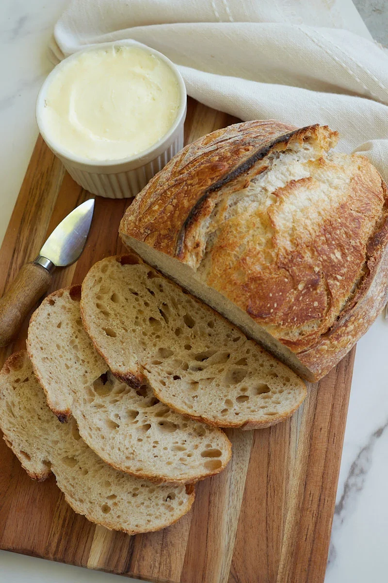 “Basically Gluten-Free” Long-Fermented Sourdough Bread