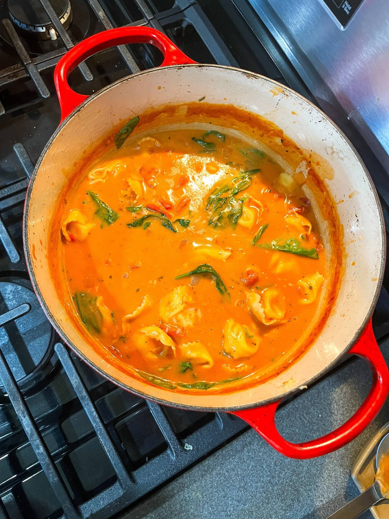 Creamy Tortellini Soup