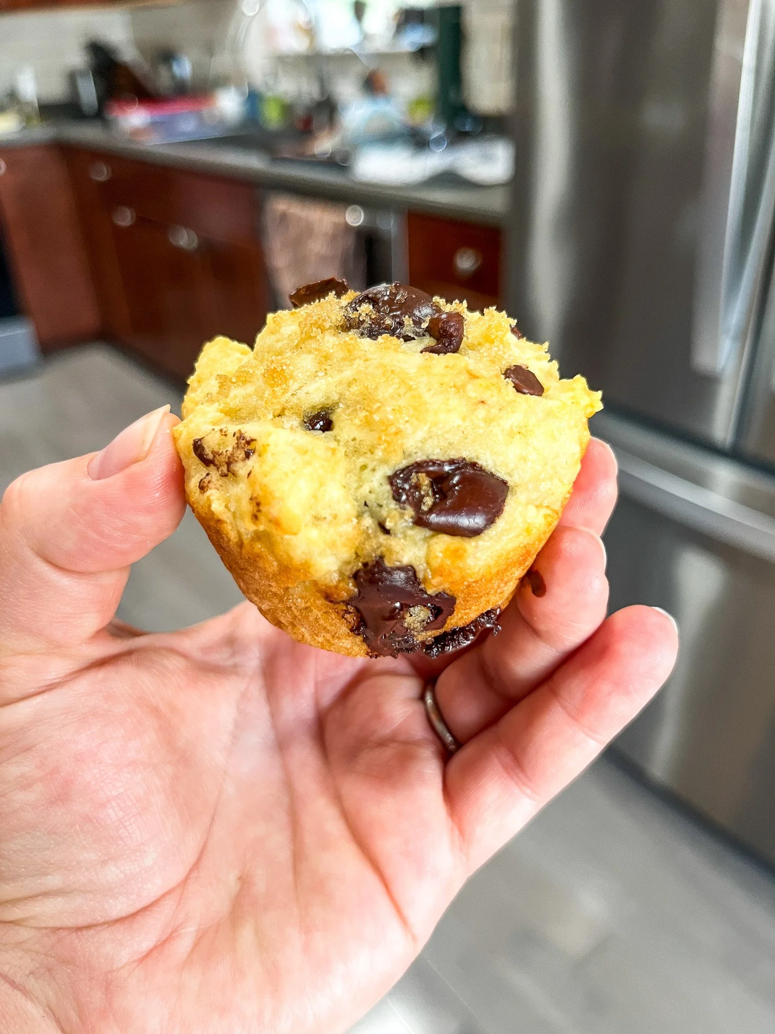 Greek Yogurt Choc Chip Muffins (Low Sugar)
