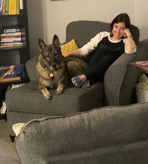 Almost 13 years of age...(photo as a pup and with mom) Hi Ramona, it's with a heavy heart that I am reaching out to you today. We had to put Shep down yesterday. She was from the Y litter. You definitely picked a good one for our family, she was the 