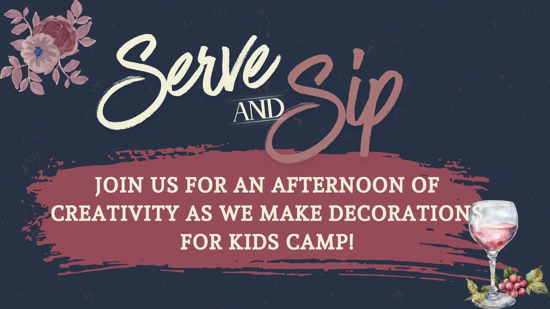 Women's Ministry: Serve & Sip