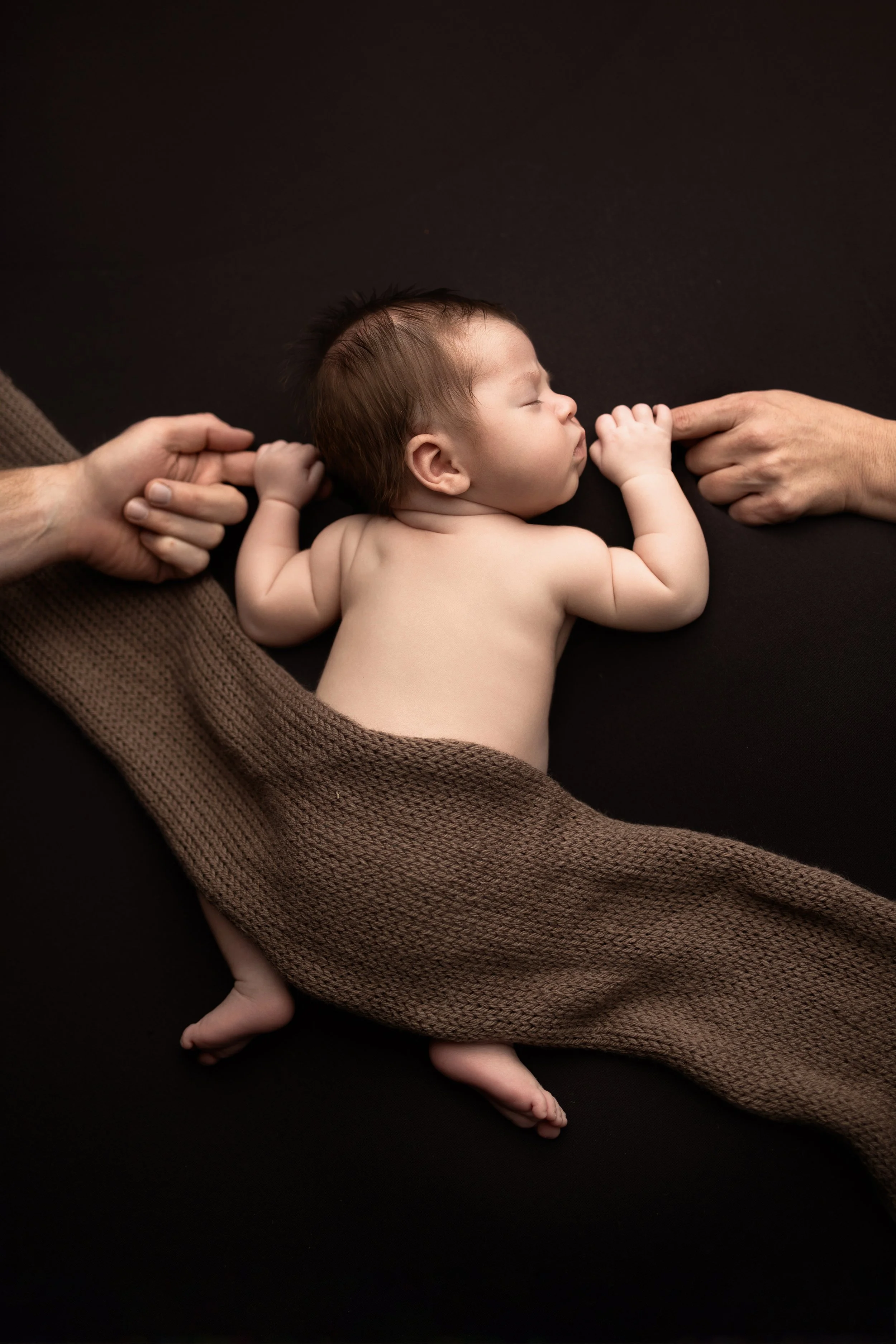 Timeless newborn photography in a Dahlonega GA studio by Lane Collins Photography, serving families from Alpharetta, Milton, Cumming and North Georgia.