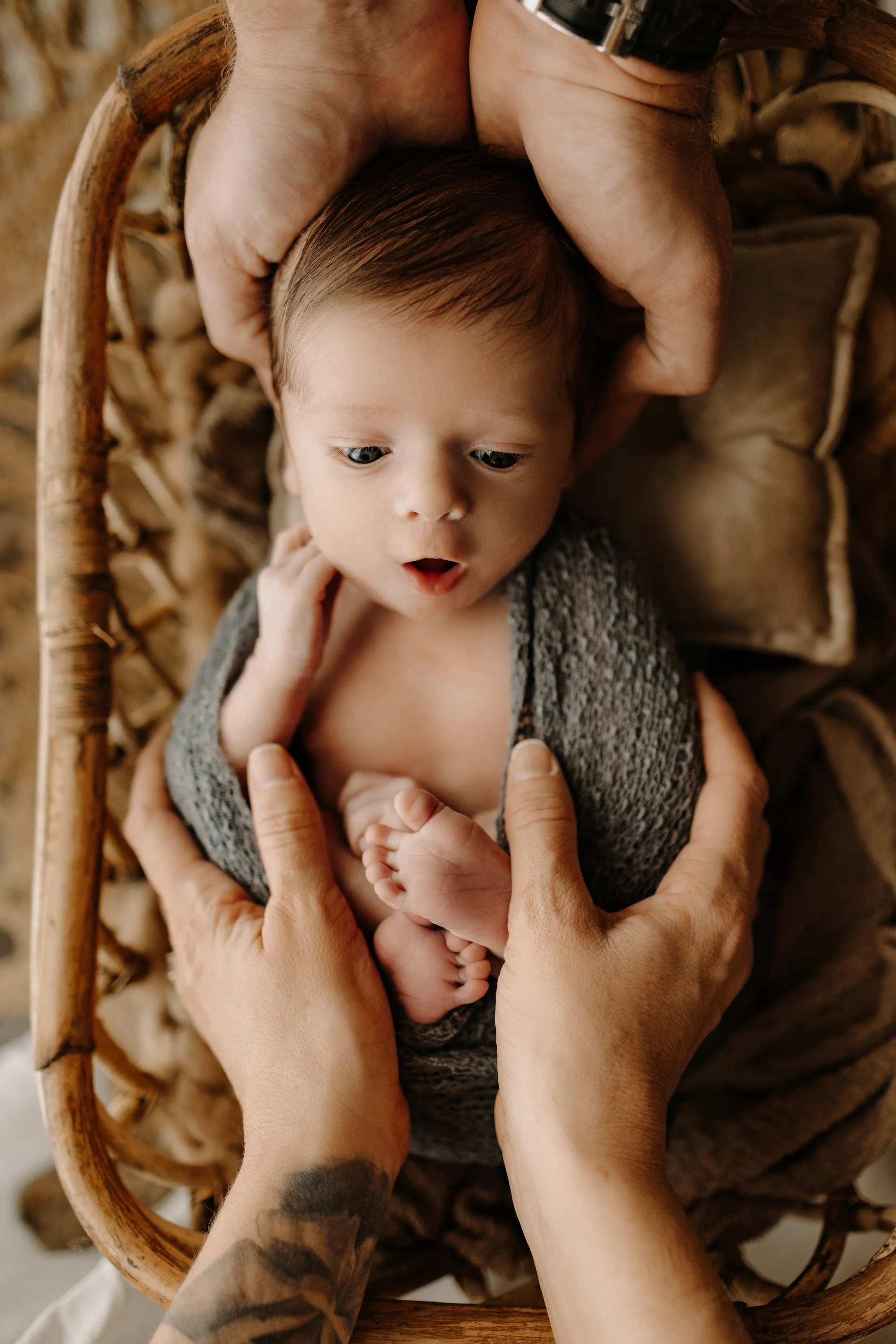 Cumming Georgia newborn photographer- Atlas’s studio newborn photoshoot