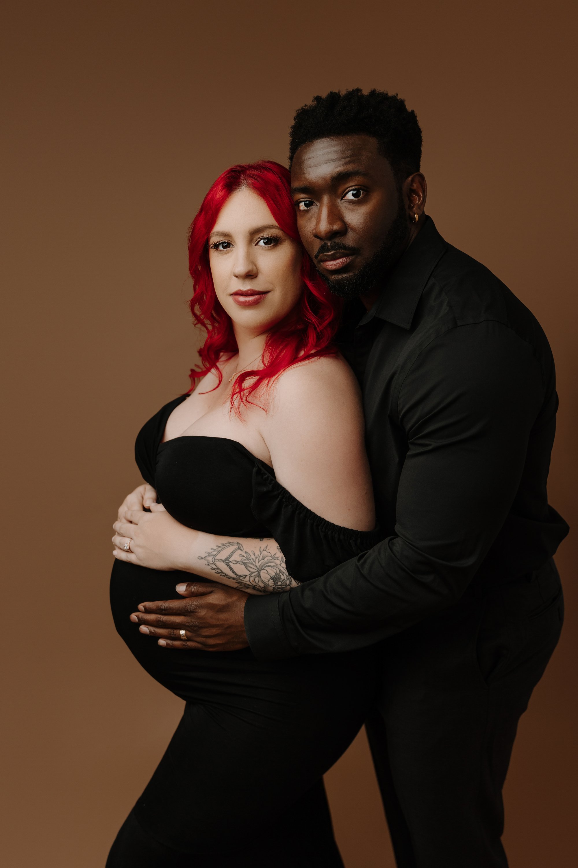 Athens Georgia maternity photographer studio outdoor elegant vintage lifestyle