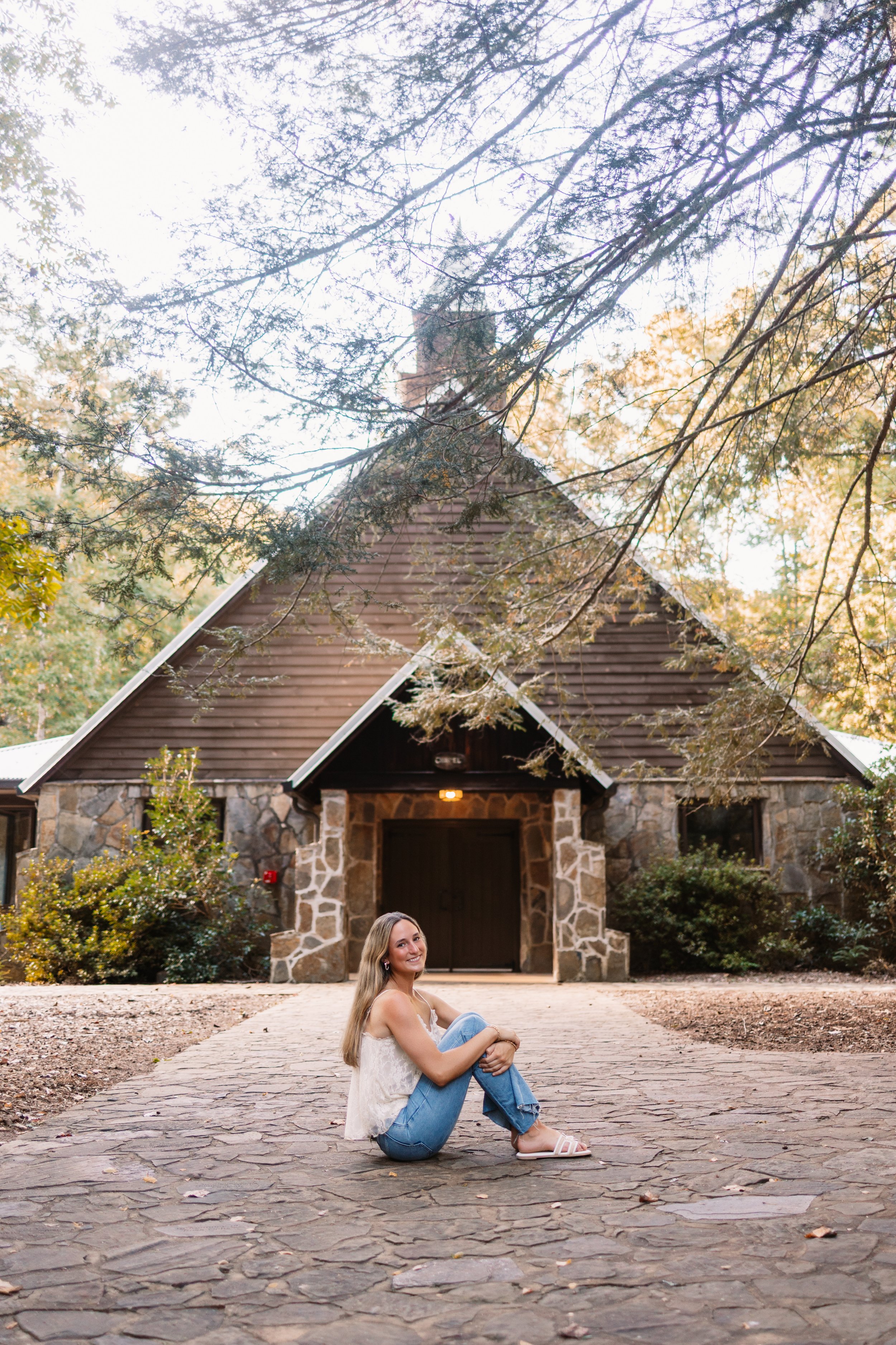 Outdoor senior portraits in Dahlonega GA by Lane Collins Photography, serving high school seniors from Cumming, Alpharetta, Milton and North Georgia.