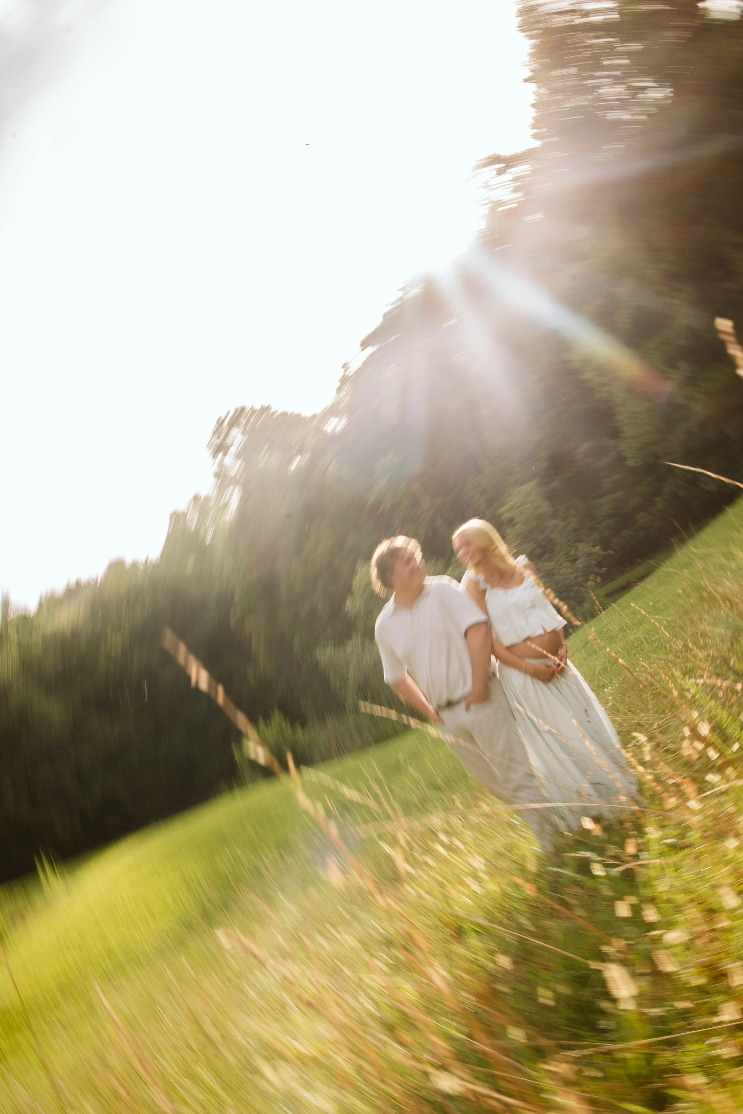 Romantic outdoor maternity photography near Dahlonega GA for expecting couples from Alpharetta, Milton, Cumming and the North Georgia mountains.