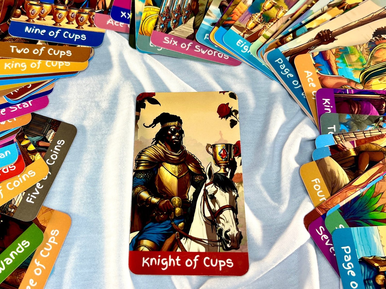 Divine Melanin Tarot Deck (Black Tarot) — Enlightened Ones Tarot