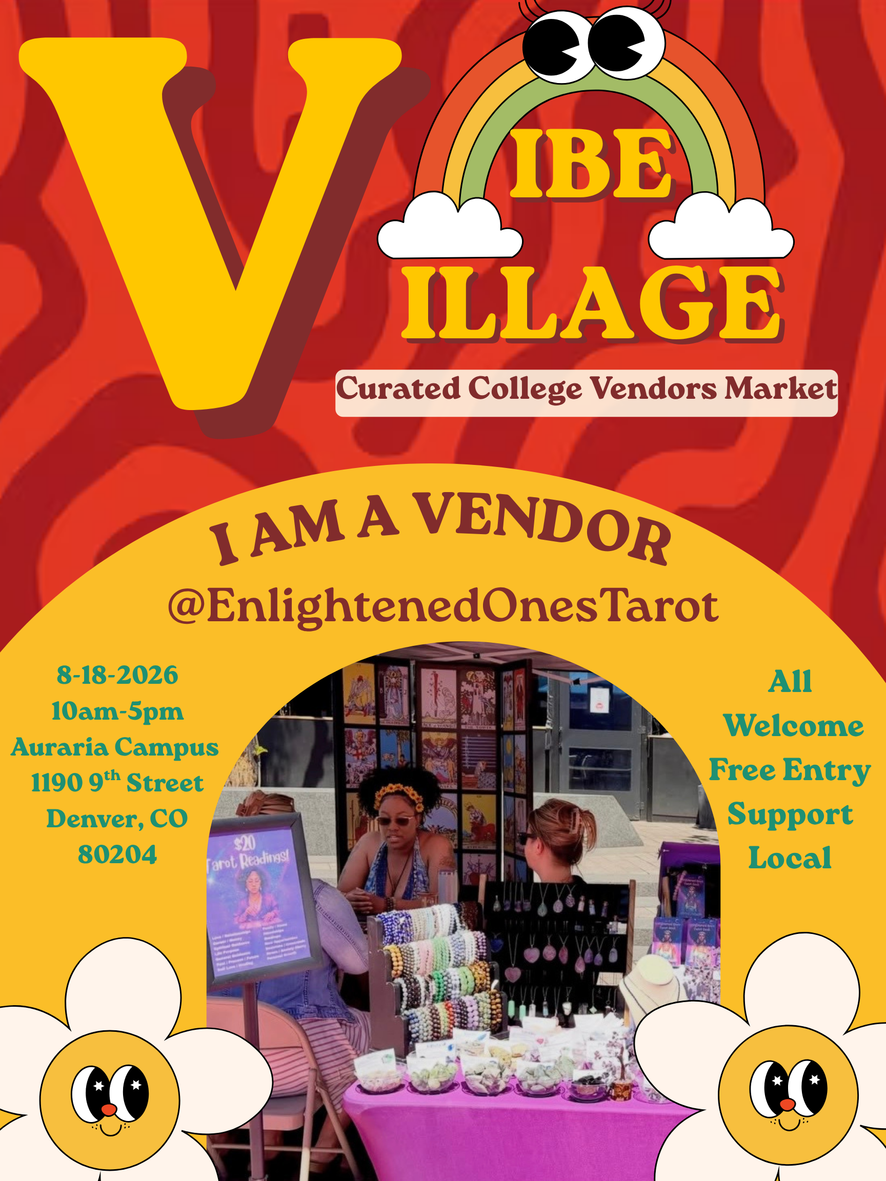 Vibe Village Curated College Vendor Market 