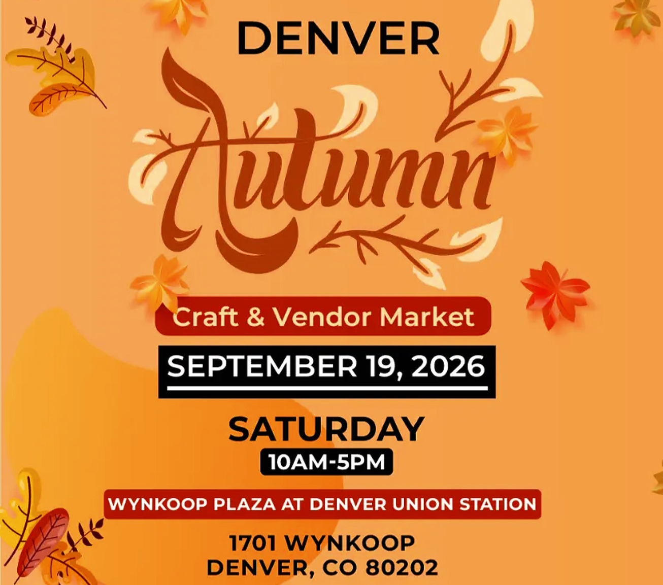 Denver Autumn Craft & Vendor Market