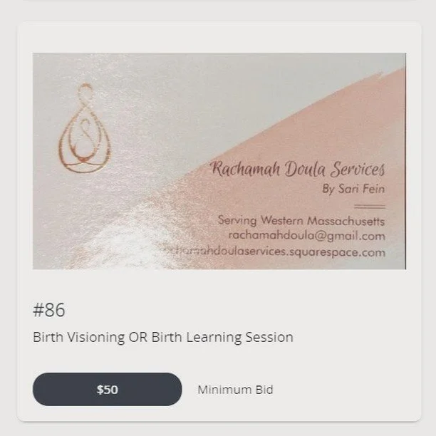I'm delighted to offer a 60-minute Birth Visioning or Birth Learning Session as part of the "Share Your Spark" silent auction to benefit my community, @cbinorthampton . Visit https://us.givergy.com/cbinorthampton/ to bid on this or any of t