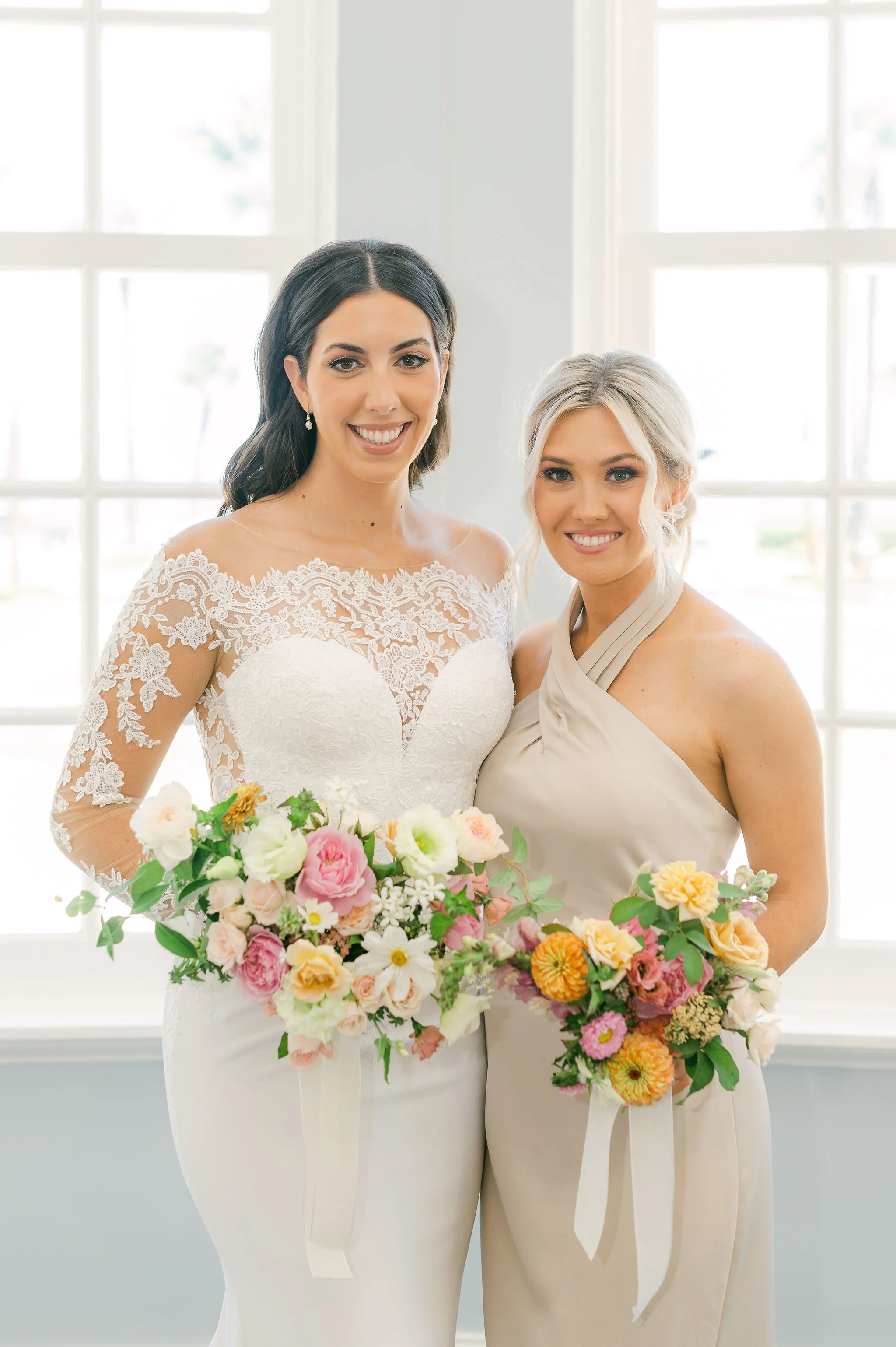 A colorful, gardenstyle wedding in Galveston, Texas — Tin Cup Flower Co.
