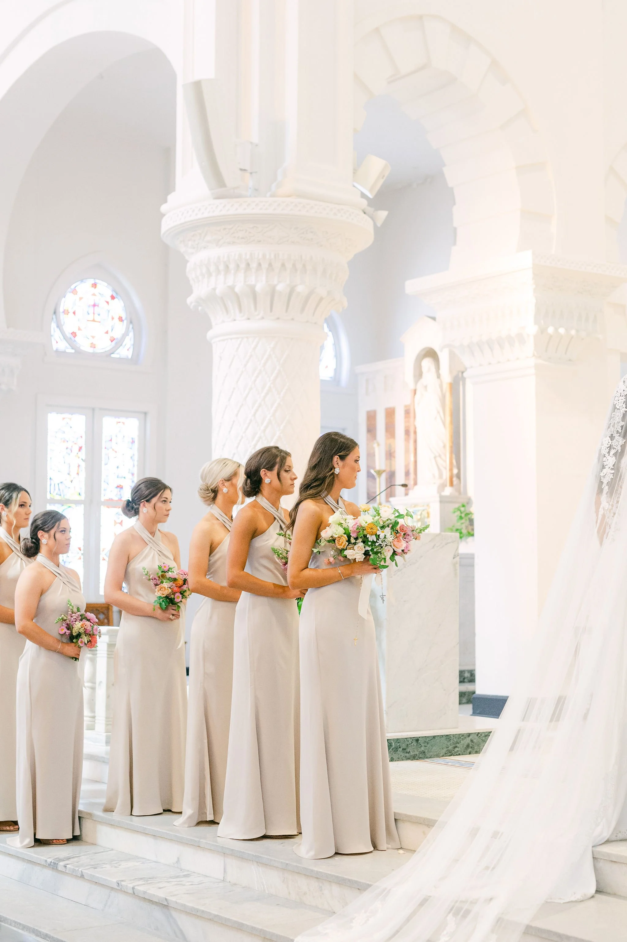 A colorful, gardenstyle wedding in Galveston, Texas — Tin Cup Flower Co.