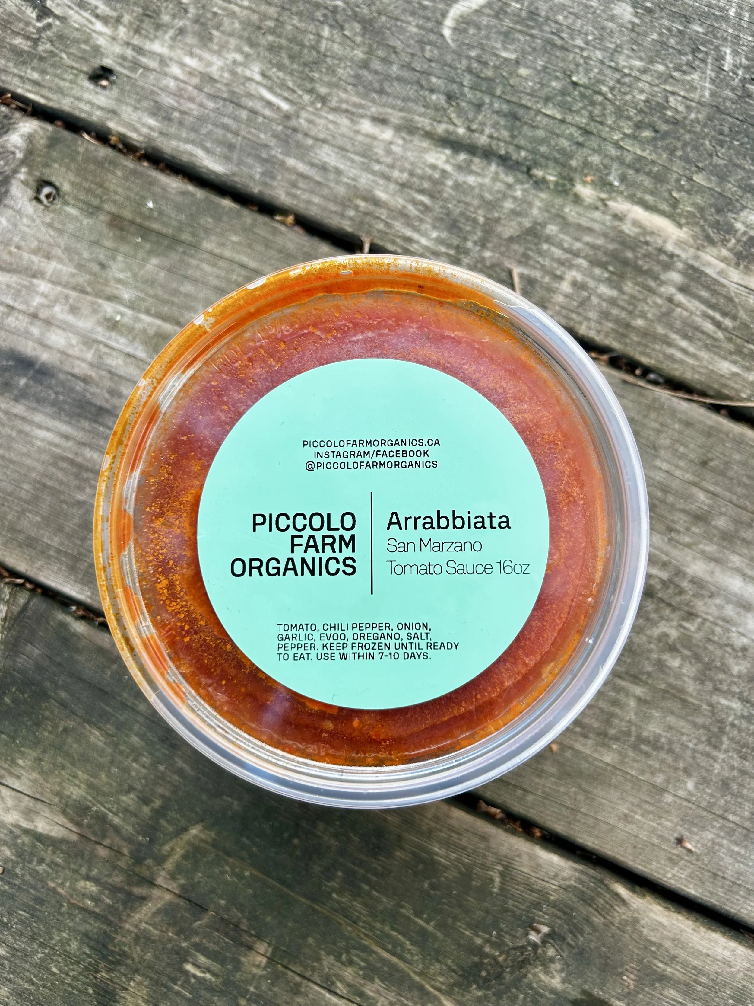 San Marzano Tomato Sauce (Spicy Arrabbiata) - 16oz
