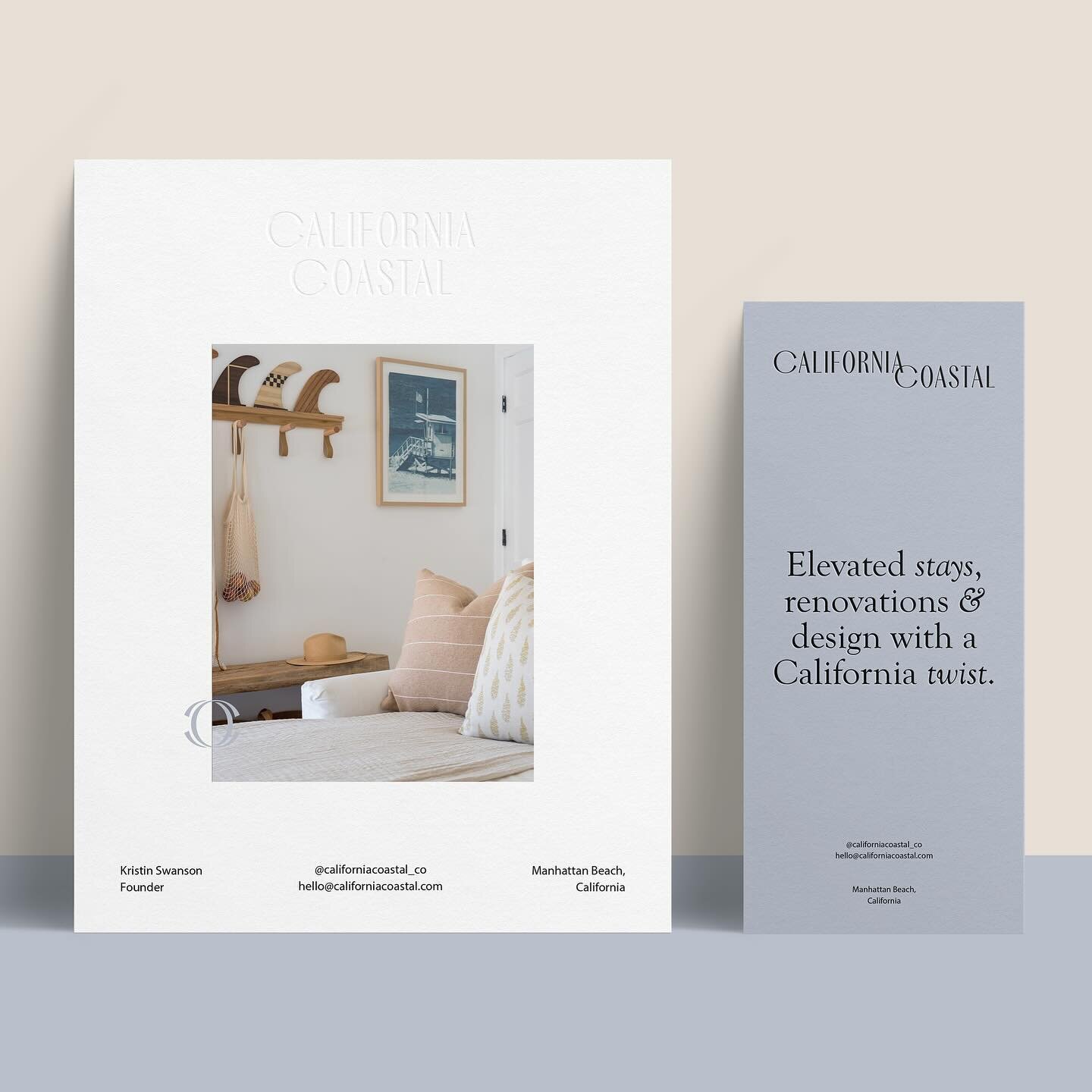 Recently completed a project for California Coastal. Their mission to blend California&rsquo;s unique beauty into homes truly inspired us.

We brought this vision to life through their brand and website, infusing a casual coastal yet modern feel that