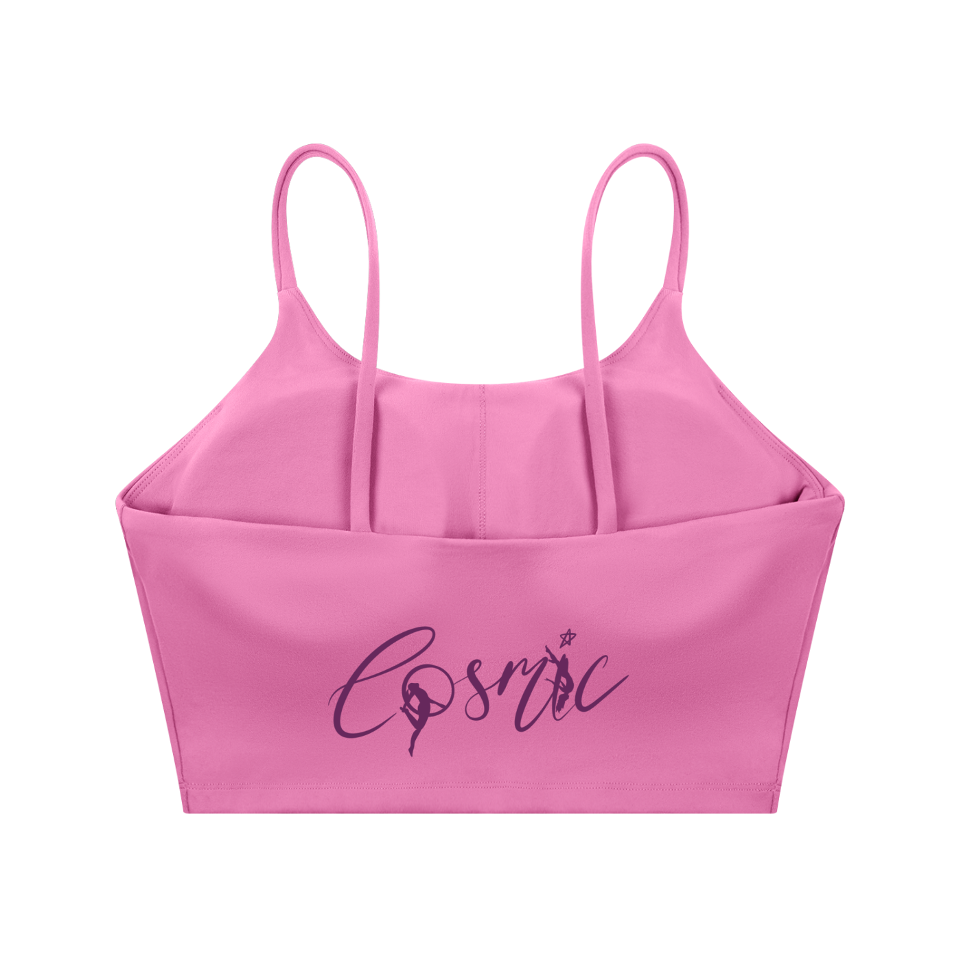 Hot Pink Sports Bra Back.png