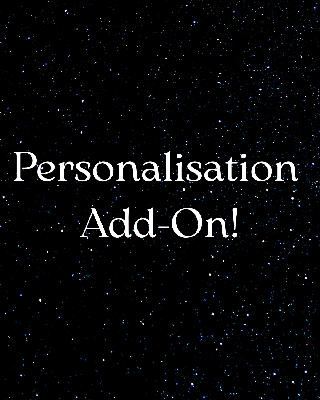 Personalisation Add-On