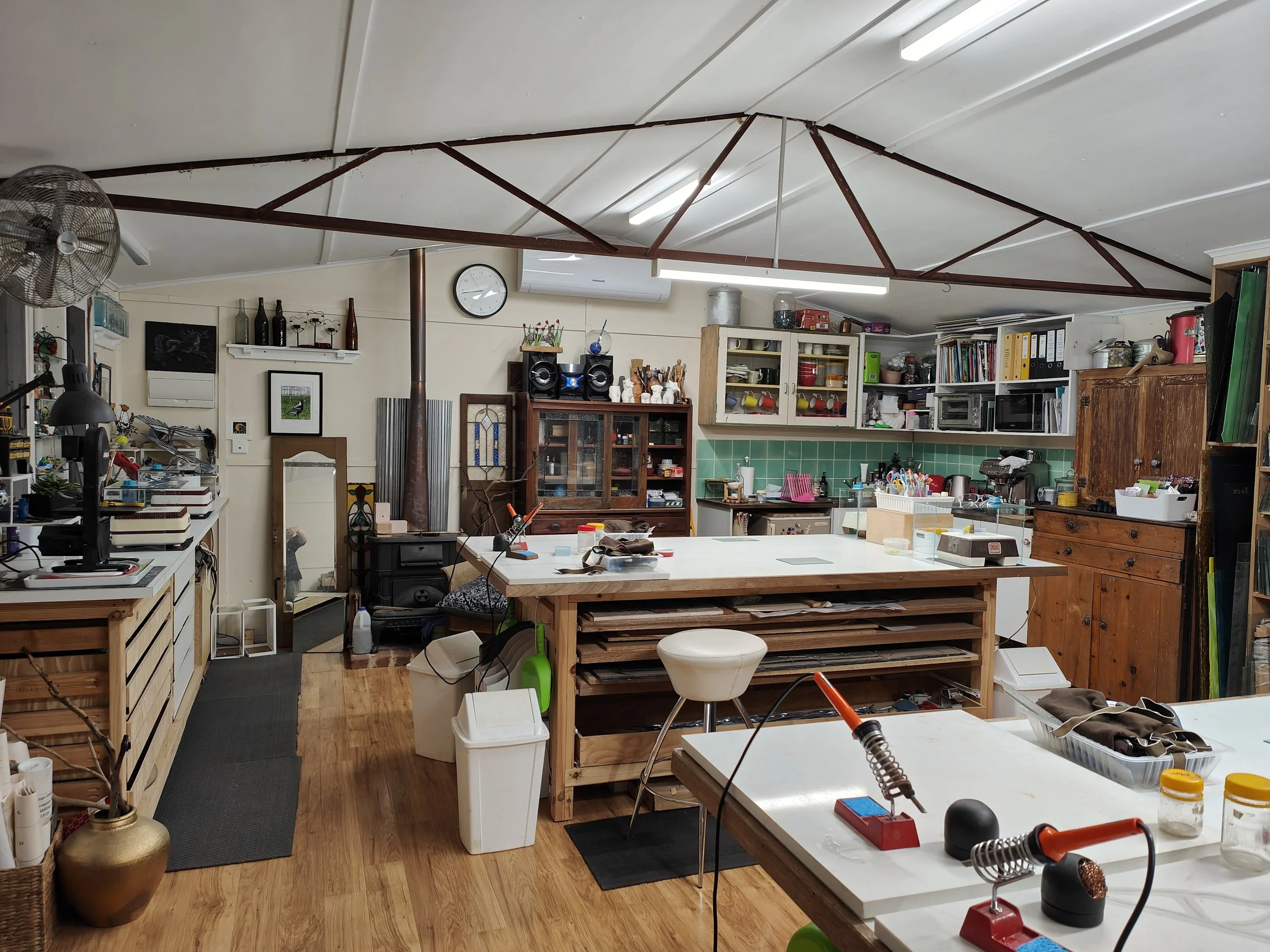 Possums Run Stained Glass Foiling Workshop