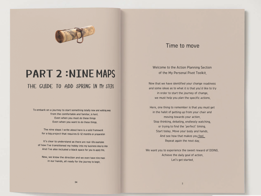 Part 2 of the book My Personal Pivot that focuses on Execution