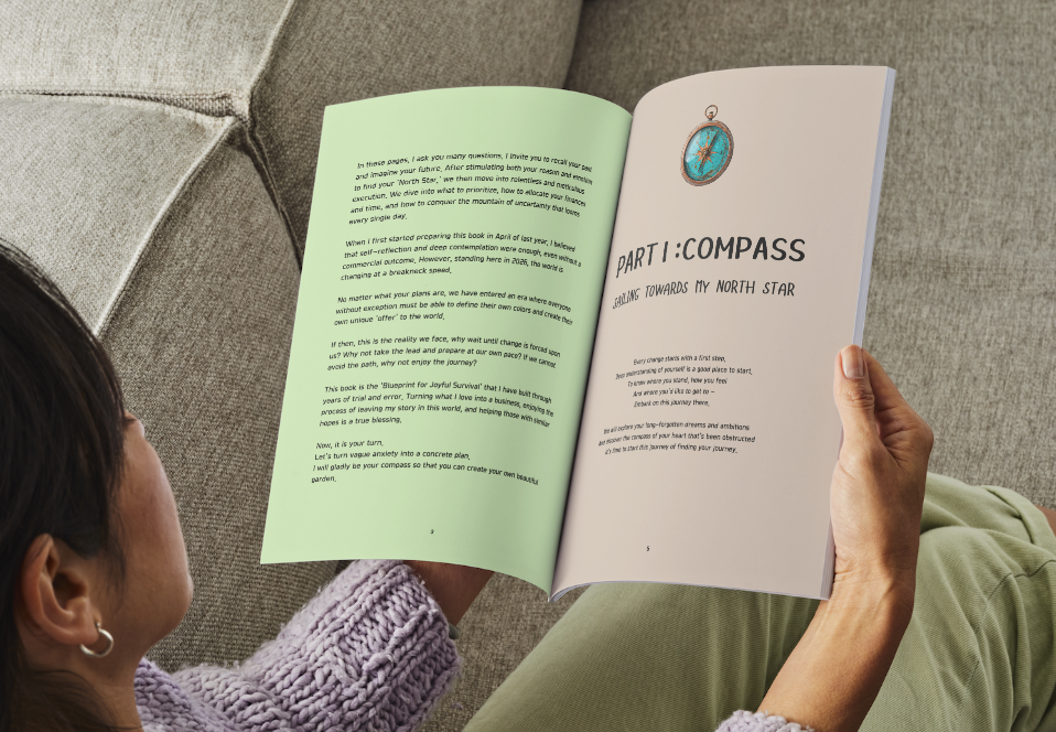 Book's first chapter 'Compass ; Finding your direction' from My Personal Pivot