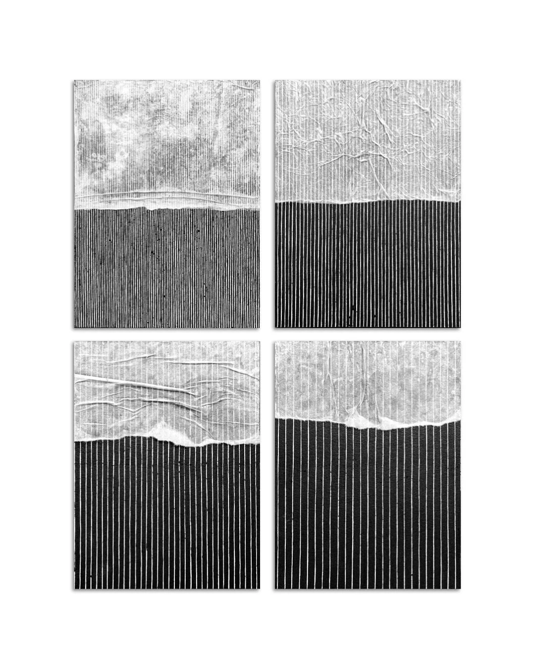 Layered
Chinese ink &agrave;nd rice paper on 800gr paper  mounted on wooden board 
27x37cm each 

#lineart #contemporaryart #femaleartist #artoftheday #artcollection #meditativeart #architecture #artgallery #artcollector