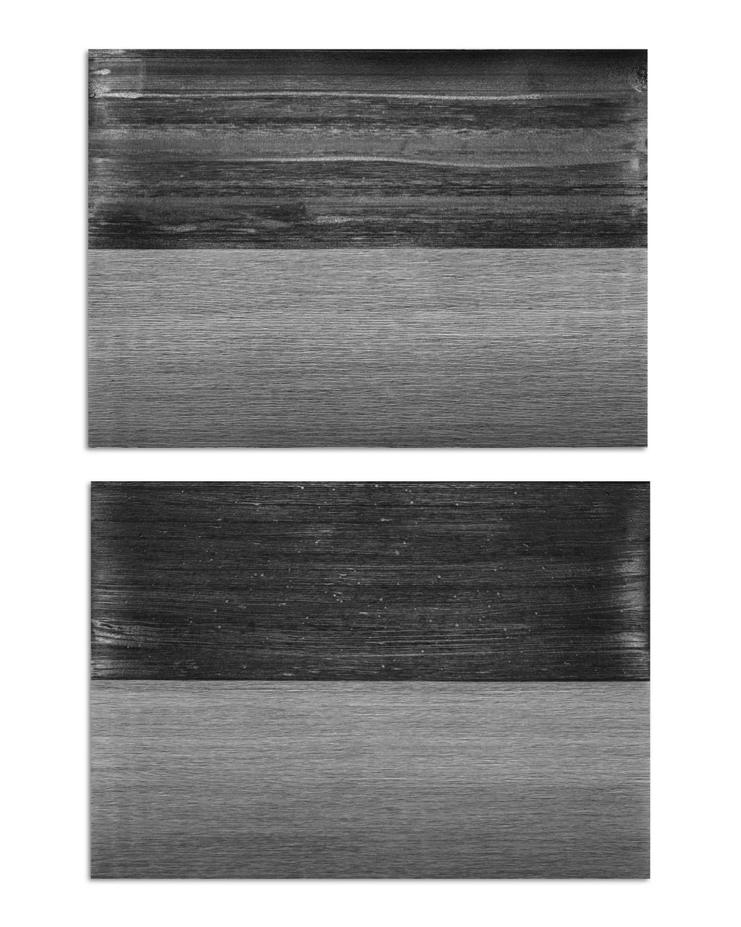 Duality / Skyline
Chinese ink on paper, 68 &times; 98 cm each, 2017

Now in Paris!

These are early works from the period when my research on duality began to take form through black-on-black drawings, first explored in 2016. They are a direct study 
