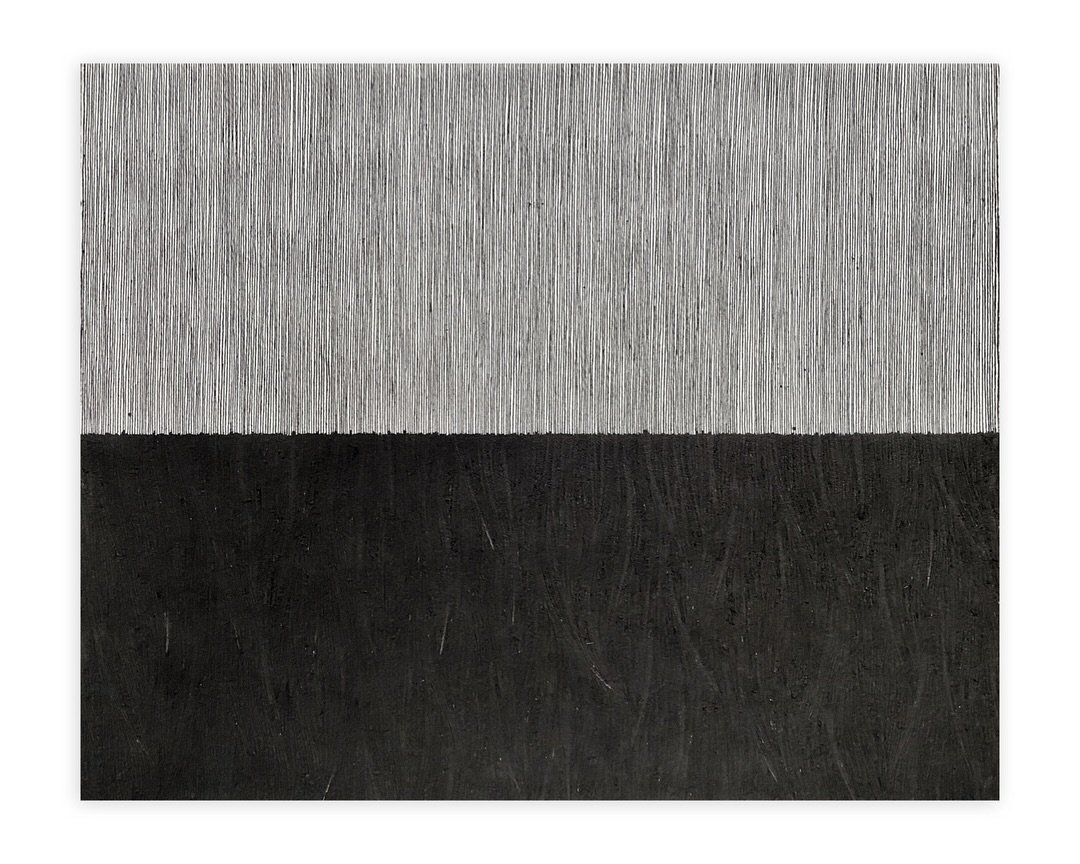 Recent comeback to nature. With tides, landscape and more to come&hellip; 

Landscape 
43x52cm 
Chinese ink on Japanese 120gr paper 

Th&eacute; paper is very thin and soft texture that gave the work more volume on the black part making ink soak thro