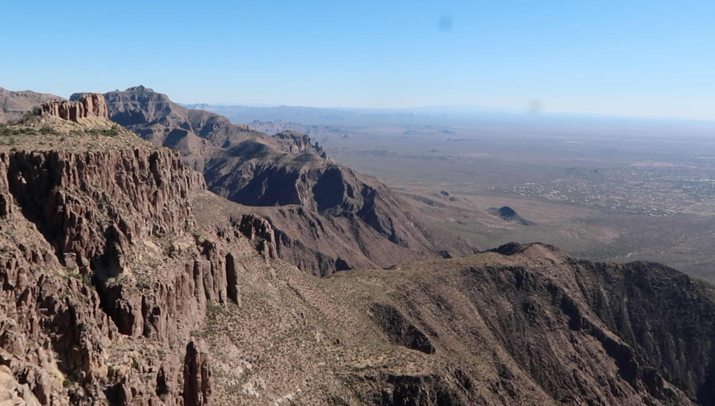 View From the Top of Superstition Mountains