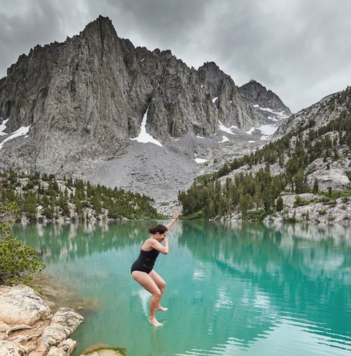 Monica Goes Show at Big Pine Lakes
