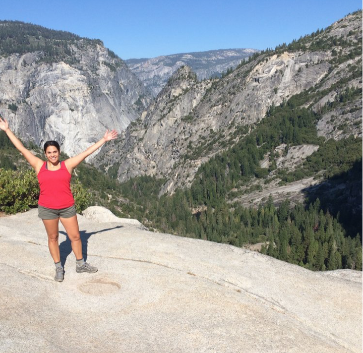 Hiking Trail to Half Dome Yosemite National Park
