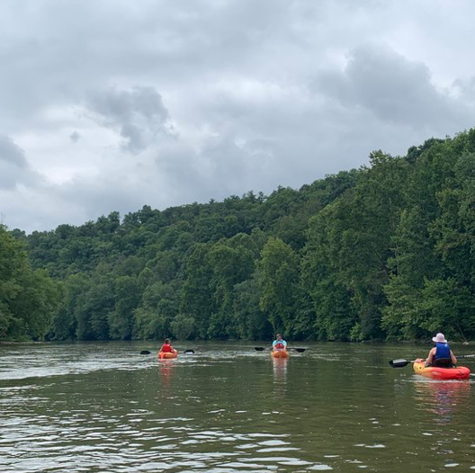 Kayaking the Upper James River