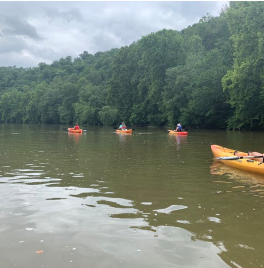 Kayaking the Upper James River