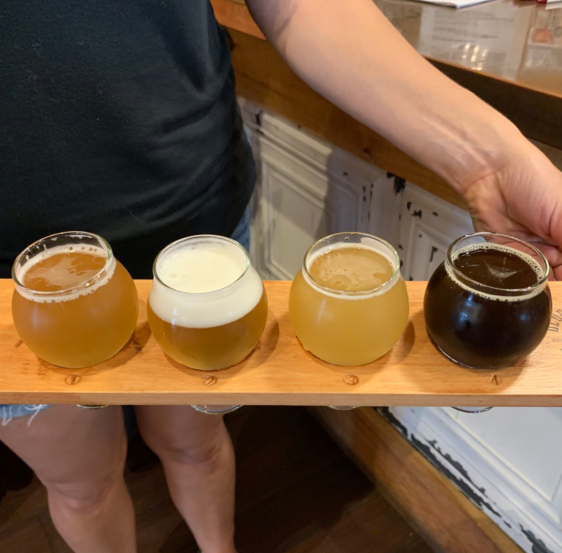 Beer Flight Cheers Trail Roanoke