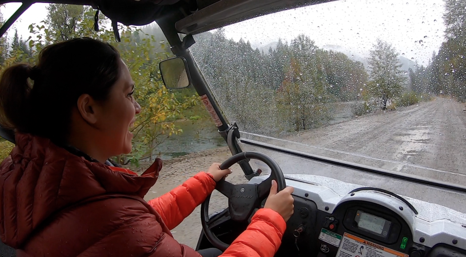 Monica Goes ATV Ride Silver Valley Idaho