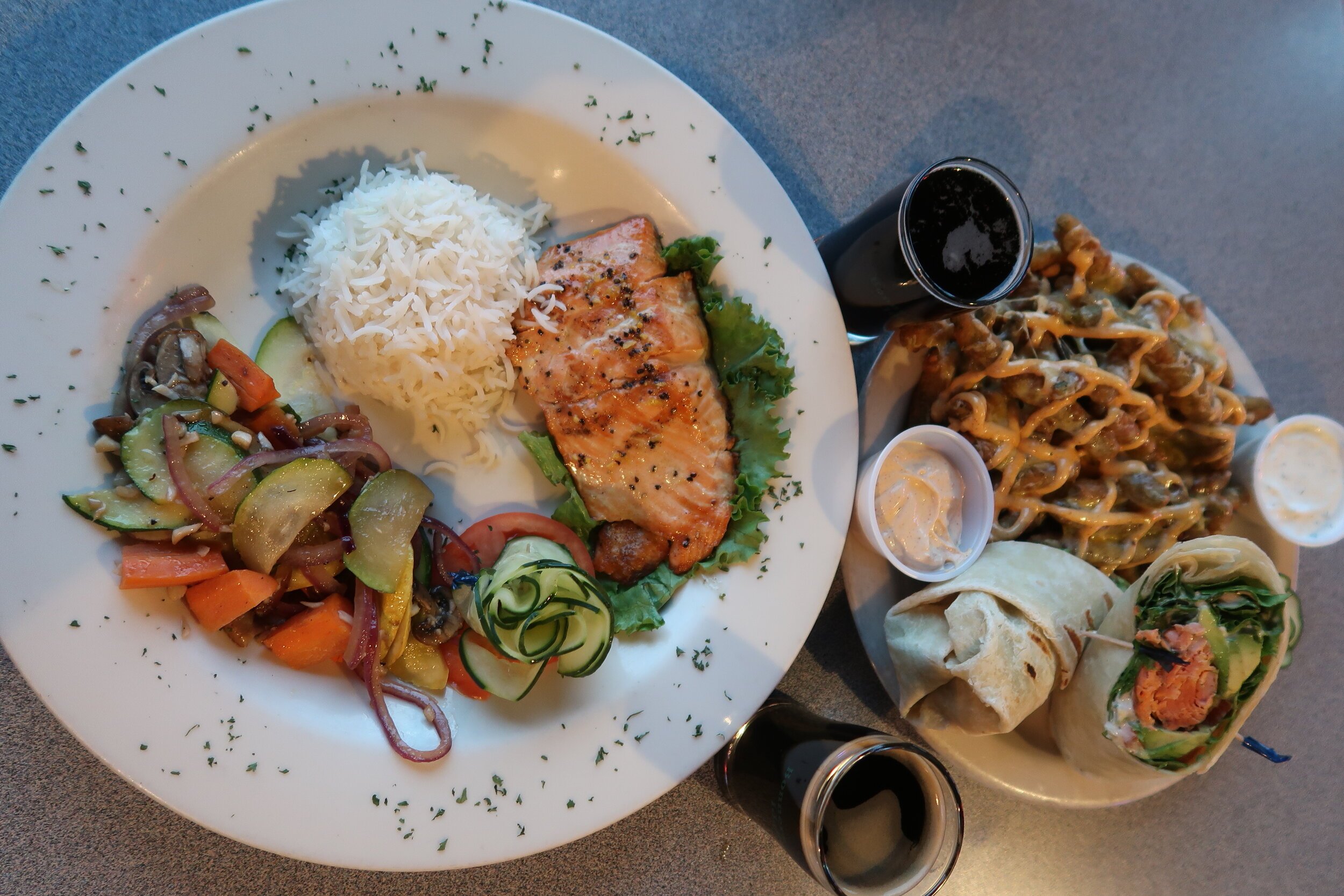 Alaskan Salmon at Kootenai River Brewing Company Idaho