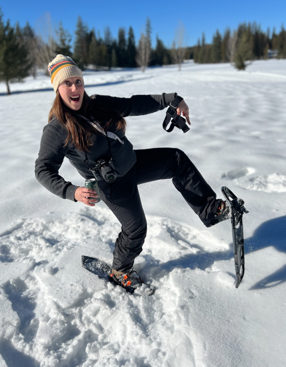 Snowshoeing in North Idaho