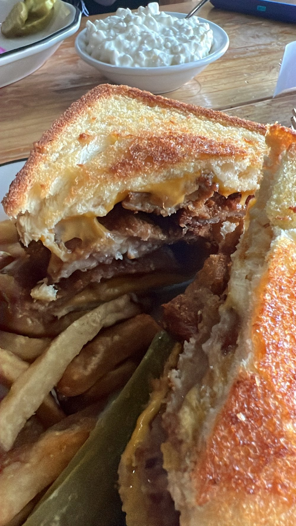 Rocky Mountain Oyster Sandwich