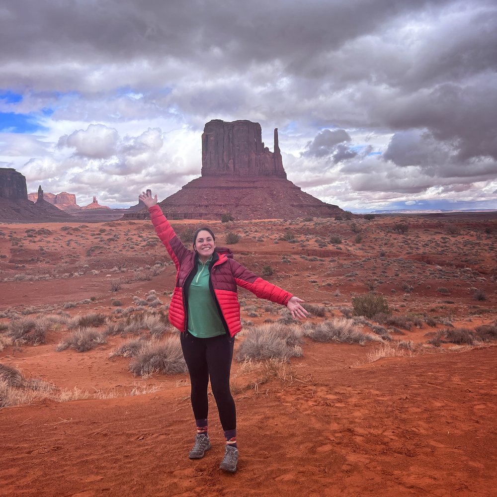 Monica Goes Monument Valley