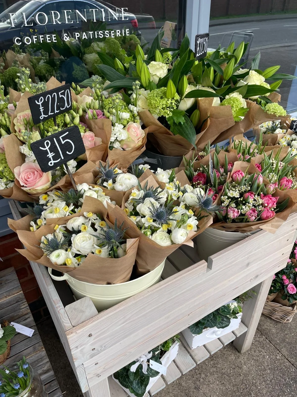 Flower displays for those special occasions (valentines day/mothers day)