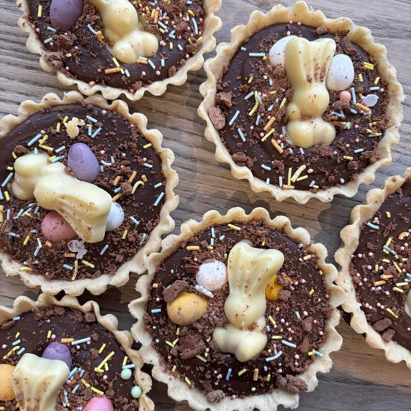 Our Easter Themed Chocolate Tarts - Delicious
