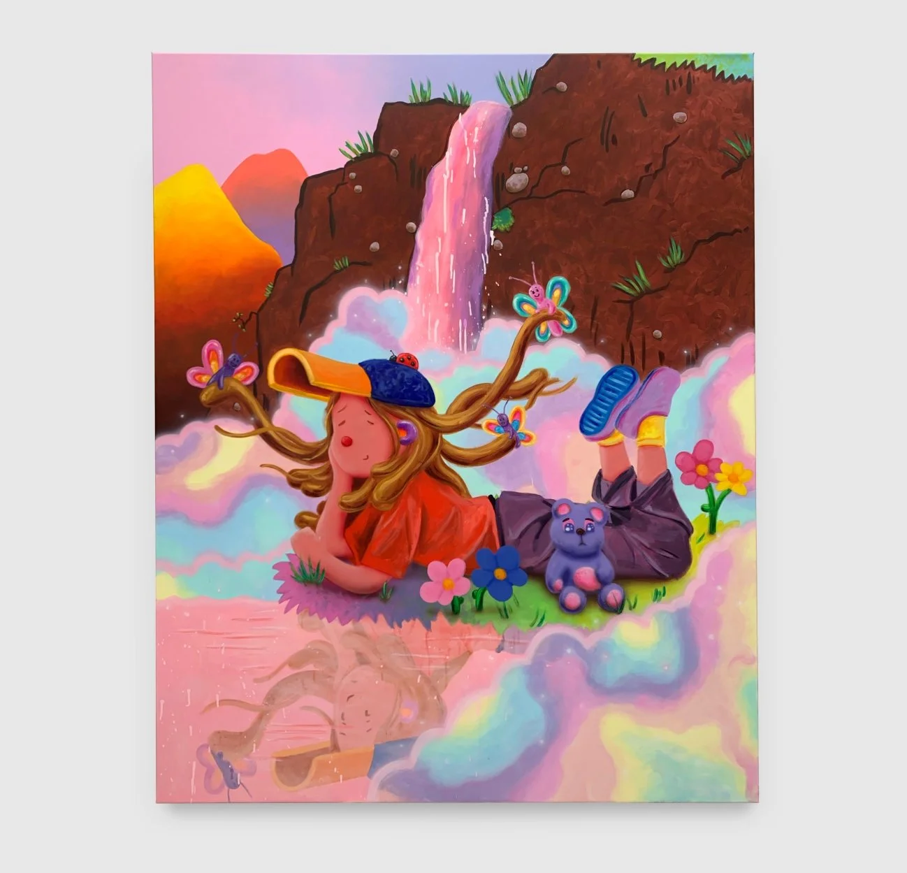 Dirt Hugger, 2021, 150 x 120cm, acrylic on canvas