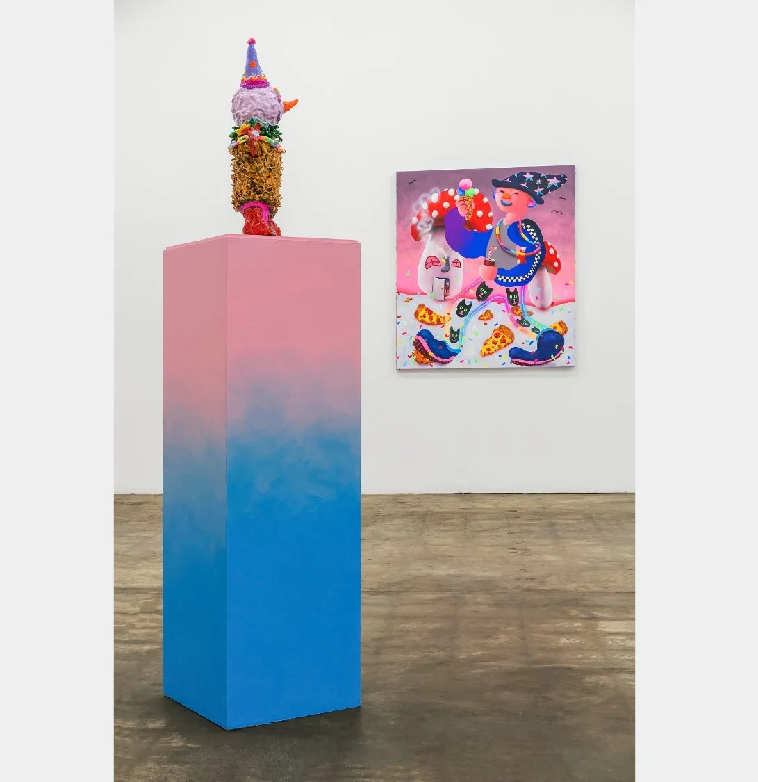 Coneman the Fruitarian, install.jpg