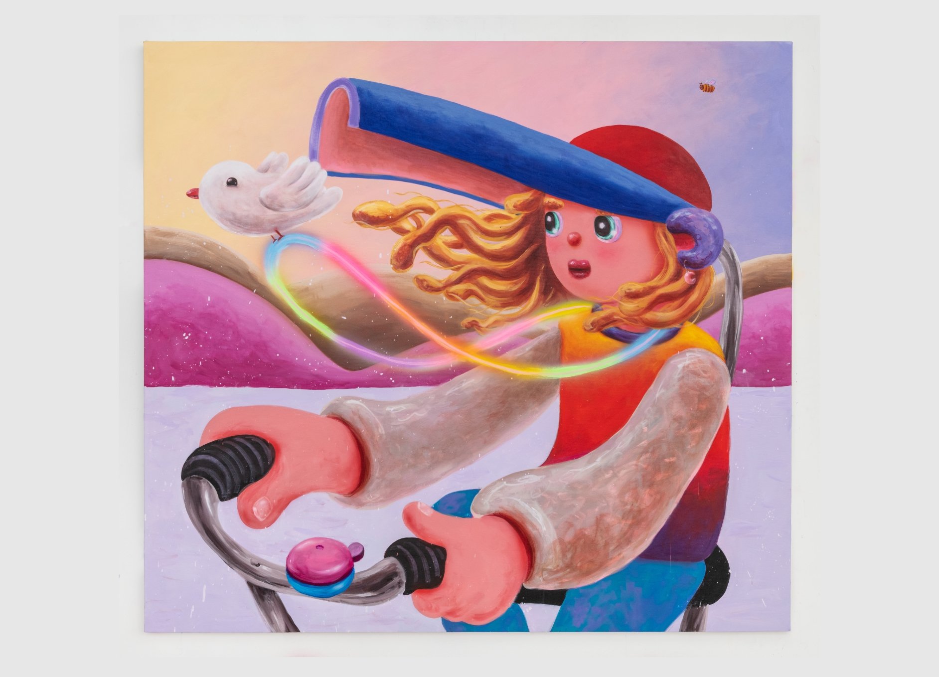 Let the Good times Roll, Acrylic on canvas 127 x 139.7 cm (50 x 55 in), 2022