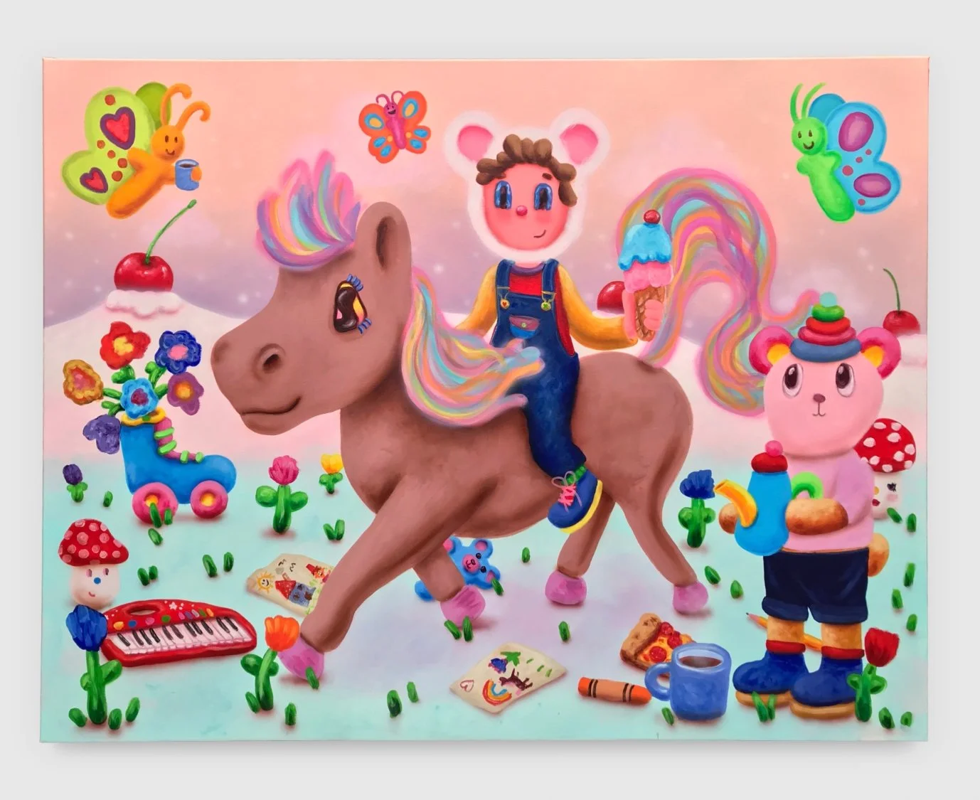 Masons Dreamland, 2021, 100 x 130cm, acrylic on canvas 