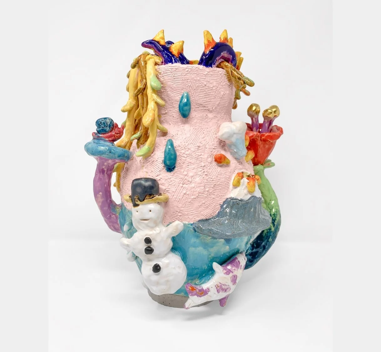 Snow, Water, Steam, backside